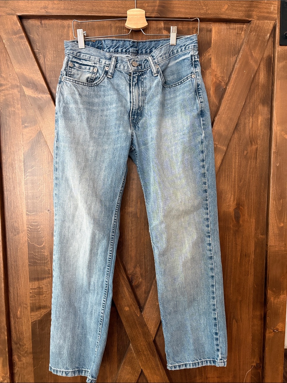 Levi's 514 Men's Light Blue Relaxed Straight Jeans 32x30